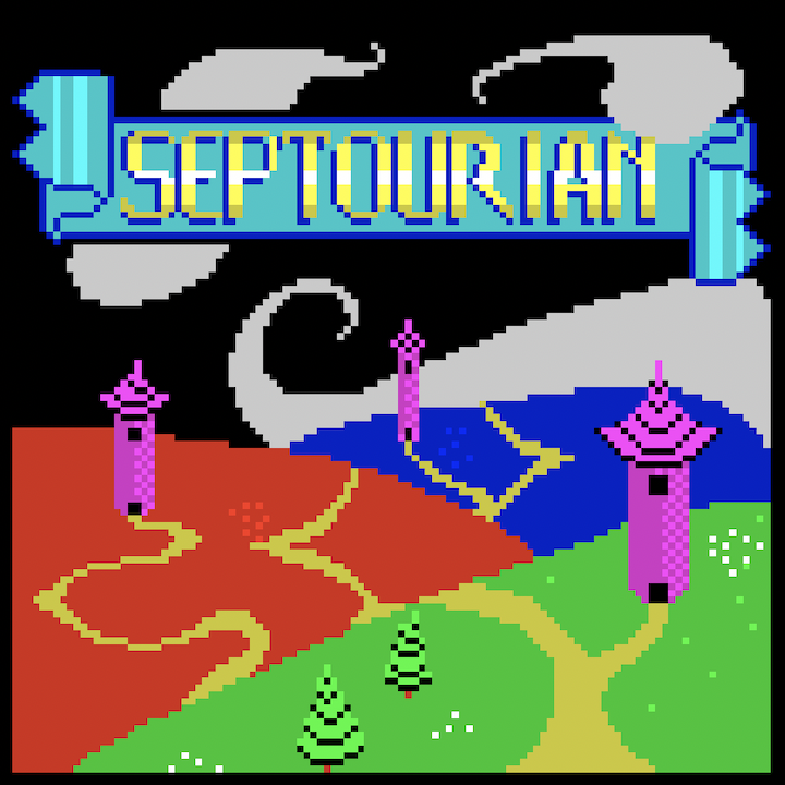 Septourian game iOS title screen